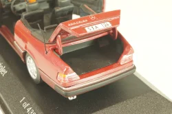 Mercedes-Benz 320 CE-24 (A124) Cabriolet, maroon, 430003515, Minichamps 1:43