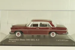 Mercedes-Benz 300 SEL 6.3 (W108) 1965, dark red, 430039102, Minichamps 1:43