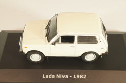 Ваз-2121 Нива 4x4 (Lada 1600) 1982, белый, Altaya 1:43 Уценка!