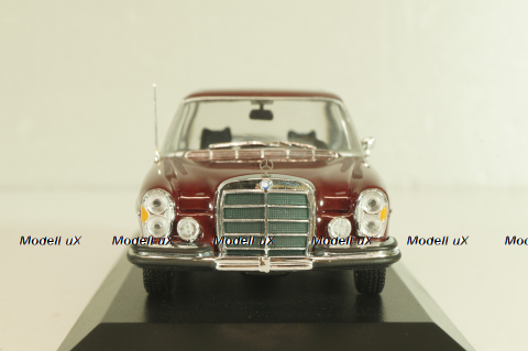 Mercedes-Benz 300 SEL 6.3 (W108) 1965, dark red, 430039102, Minichamps 1:43