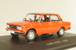 Ваз-2105 Жигули, Lada 1500, красный, Altaya 1:43 Уценка!