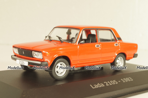 Ваз-2105 Жигули, Lada 1500, красный, Altaya 1:43 Уценка!