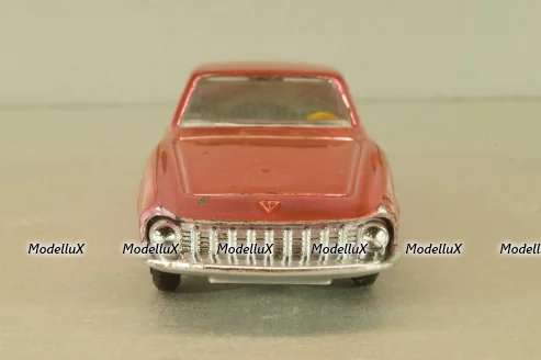 Ford Chia V280, хром, редкий, красная, Ремейк СССР 1:43