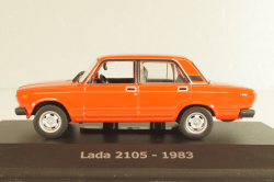Ваз-2105 Жигули, Lada 1500, красный, Altaya 1:43 Уценка!