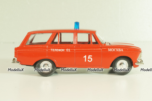 Москвич-426, пожарный, Сентябрь 2010г., Агат 1:43
