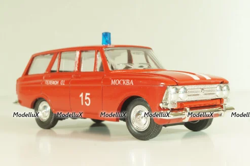 Москвич-426, пожарный, Сентябрь 2010г., Агат 1:43