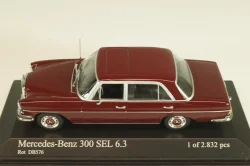 Mercedes-Benz 300 SEL 6.3 (W108) 1965, dark red, 430039102, Minichamps 1:43