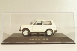Ваз-2121 Нива 4x4 (Lada 1600) 1982, белый, Altaya 1:43 Уценка!
