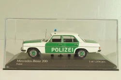 Mercedes-Benz 200 E (W115) Polizei 1968, green/white, 400034090, Minichamps 1:43
