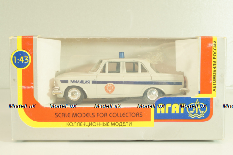 Москвич-408, милиция, Агат 1:43