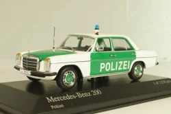 Mercedes-Benz 200 E (W115) Polizei 1968, green/white, 400034090, Minichamps 1:43