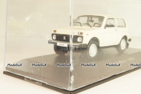 Ваз-2121 Нива 4x4 (Lada 1600) 1982, белый, Altaya 1:43 Уценка!