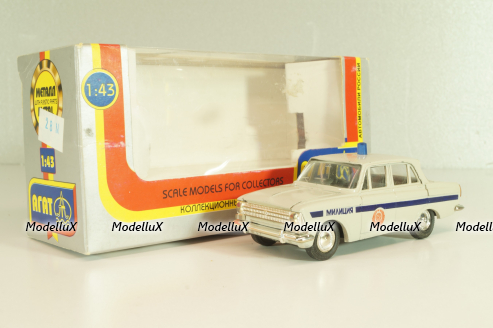 Москвич-408, милиция, Агат 1:43
