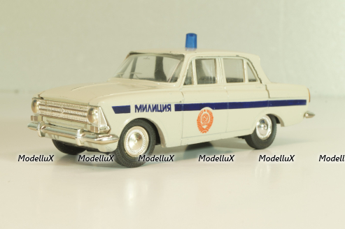 Москвич-408, милиция, Агат 1:43