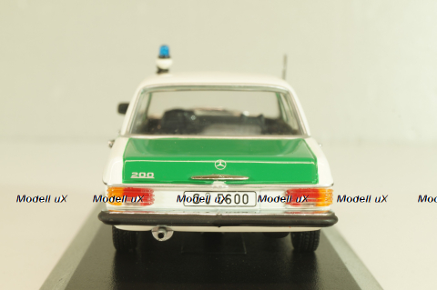 Mercedes-Benz 200 E (W115) Polizei 1968, green/white, 400034090, Minichamps 1:43