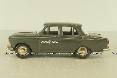 Москвич-412 Такси, серо-черный, Тантал/Радон 1:43