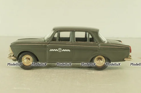 Москвич-412 Такси, серо-черный, Тантал/Радон 1:43