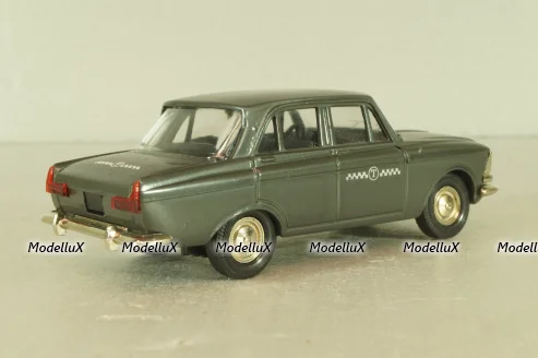 Москвич-412 Такси, серо-черный, Тантал/Радон 1:43