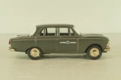 Москвич-412 Такси, серо-черный, Тантал/Радон 1:43