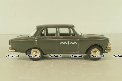 Москвич-412 Такси, серо-черный, Тантал/Радон 1:43