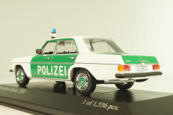 Mercedes-Benz 200 E (W115) Polizei 1968, green/white, 400034090, Minichamps 1:43