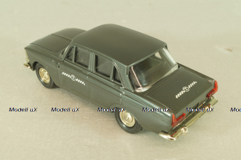 Москвич-412 Такси, серо-черный, Тантал/Радон 1:43