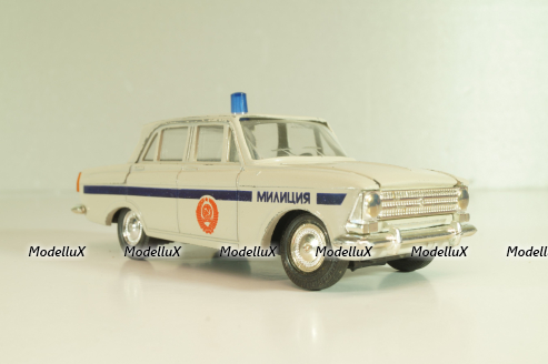 Москвич-408, милиция, Агат 1:43