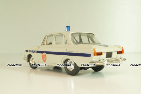 Москвич-408, милиция, Агат 1:43