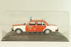 Mercedes-Benz 200 E (W123) Fire engine 1975, red/white, 430032292, Minichamps 1:43