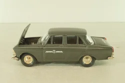 Москвич-412 Такси, серо-черный, Тантал/Радон 1:43