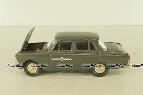 Москвич-412 Такси, серо-черный, Тантал/Радон 1:43