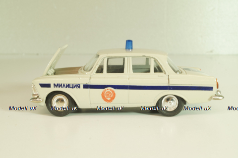 Москвич-408, милиция, Агат 1:43