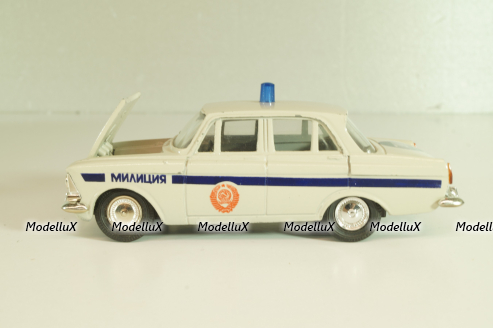 Москвич-408, милиция, Агат 1:43