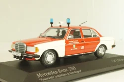 Mercedes-Benz 200 E (W123) Fire engine 1975, red/white, 430032292, Minichamps 1:43