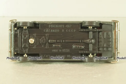 Москвич-412 Такси, серо-черный, Тантал/Радон 1:43