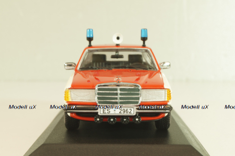 Mercedes-Benz 200 E (W123) Fire engine 1975, red/white, 430032292, Minichamps 1:43