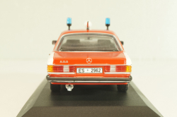 Mercedes-Benz 200 E (W123) Fire engine 1975, red/white, 430032292, Minichamps 1:43