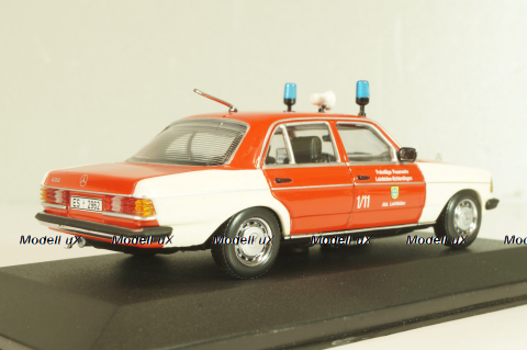 Mercedes-Benz 200 E (W123) Fire engine 1975, red/white, 430032292, Minichamps 1:43