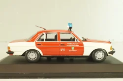 Mercedes-Benz 200 E (W123) Fire engine 1975, red/white, 430032292, Minichamps 1:43