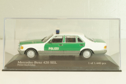Mercedes-Benz 420 SEL (W126) Polizei 1979, 430039390, Minichamps1:43