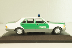 Mercedes-Benz 420 SEL (W126) Polizei 1979, 430039390, Minichamps1:43
