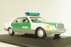 Mercedes-Benz 420 SEL (W126) Polizei 1979, 430039390, Minichamps1:43