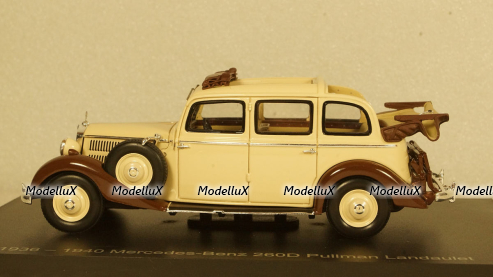 Mercedes 260D Pullman Landaulet 1936-1940, fully open, EMGEMB43001B, ESVAL Model 1:43