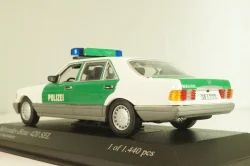 Mercedes-Benz 420 SEL (W126) Polizei 1979, 430039390, Minichamps1:43