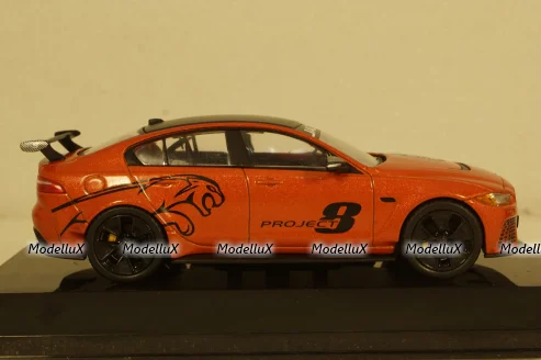Jaguar XE SV Project 8 2017 orange/black , Altaya 1:43