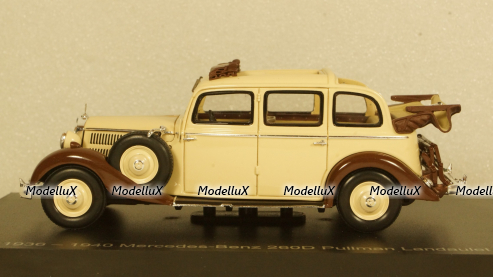 Mercedes 260D Pullman Landaulet 1936-1940, fully open, EMGEMB43001B, ESVAL Model 1:43