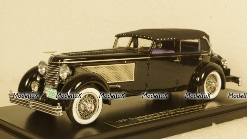 Duesenberg SJ Town Car Chassis 2405 by Rollson for Mr. Rudolf Bauer fully closed, EMUS43004A, ESVAL Model 1:43