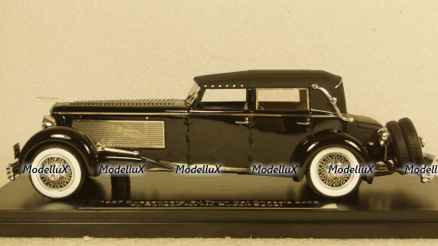 Duesenberg SJ Town Car Chassis 2405 by Rollson for Mr. Rudolf Bauer fully closed, EMUS43004A, ESVAL Model 1:43
