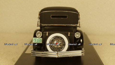 Duesenberg SJ Town Car Chassis 2405 by Rollson for Mr. Rudolf Bauer fully closed, EMUS43004A, ESVAL Model 1:43