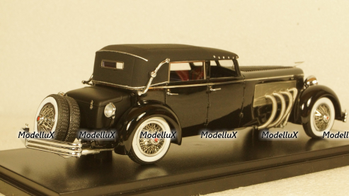 Duesenberg SJ Town Car Chassis 2405 by Rollson for Mr. Rudolf Bauer fully closed, EMUS43004A, ESVAL Model 1:43